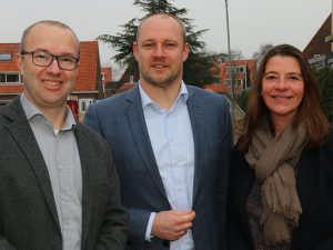 Hans van Holland, Dennis Gudden en Annelies Barnard